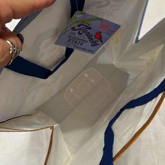 Trader Joe’s Plastic Reusable Shopping Tote Bag 6 Gallon Kentucky Collectible - Picture 3 of 11